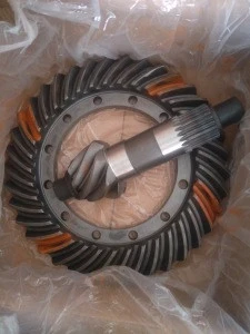 LG956L wheel loader Rear Spirial Bevel Gear Pinion Ring gear 21909003501