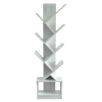 Library for kids 6 shelf tree wooden luxury book shelf bookcase