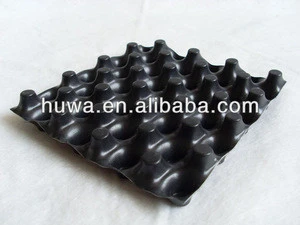 lightweight building construction materials plastic board membrane cavity green roof drainage sheet