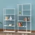 Import Living Room Shelf Design Wrought Iron Display Stands Metal Cube Bookcase Steel Book Shelf from China