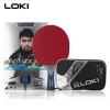 LOKI Wholesales available new 6 star good quality professional table tennis paddle table tennis racket