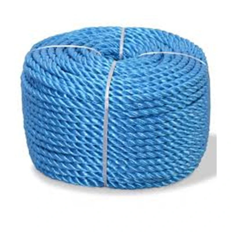 Low price recycled PP PE 3 strands twisted rope