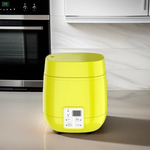 Buy Low Sugar Mini Rice Cooker Yellow 1.2l Ceramic Oil 4in1 Intelligent ...
