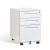 Luoyang supplier office equipment steel 3 drawer lockable mobile document white storage pedestal file cabinet