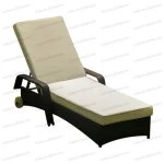 Luxury High Quality Stainless Steel Rope Swimming Pool Hotel Restaurant Kids Day Sun Beds Outdoor Garden Lounge Furniture Set