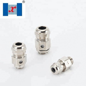 M16 Metal Breathable Air Permeable Type Vent Cable Gland IP68 Nickel Plated Brass