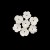 Import manufacturers shell beads 10mm flower shaped shell beads for jewelry making from China