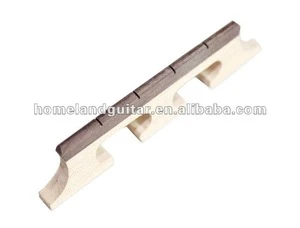 Maple &amp; Rosewood Bridge For 4 String Banjo Parts