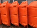 Marine discharge pipeline floater for suction dredger
