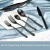 Import matte black cutlery Silverware Flatware Set 5 piece 9 Piece Stainless Steel Cutlery Black Utensil Tableware Sets from China