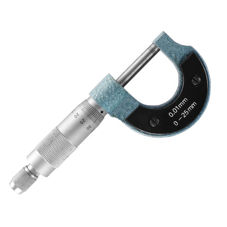 Mechanic outside types of micrometer screw gauge caliper measuring tools price 0-25mm 0.01for paper thickness