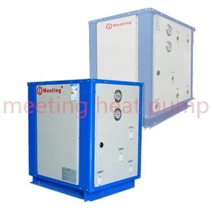 meeting 21kw ground source heat pump, water water heat pump heating system brazed plate heat exchanger