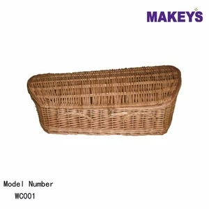 Memorial Funeral Caskets Wicker Coffin Factory Supply