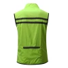 Mens High Visibility Reflective Strips Safety Running Cycling Vest Set
