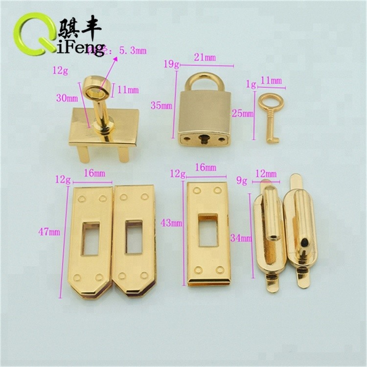 Metal accessories for bag part zinc eyelets locks fitting