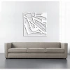 Metal Decorative Wall Modern Art ABSTRACT ABST-M21-4040