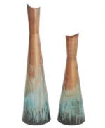 Metal Floor Vases