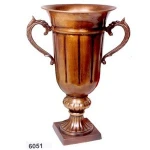 metal grave flower vase
