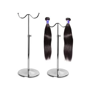 Metal hair extension display rack for retail