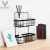 Import Metal  wall hanging kitchen storage 2 tiers metal wire rack Rustic Solid Shelf for Bathroom Decor Storage for home storage from China