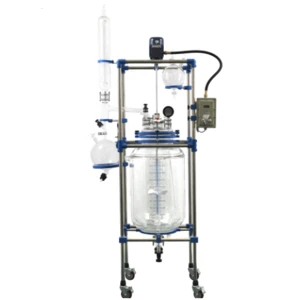 Mexican hot sale explosion-proof 200L crystal laminated glass reactor