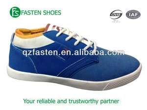Middle cut shoes skateboard custom design OEM/ODM service Suede upper comfortable textile lining Rubber sole lace up front style