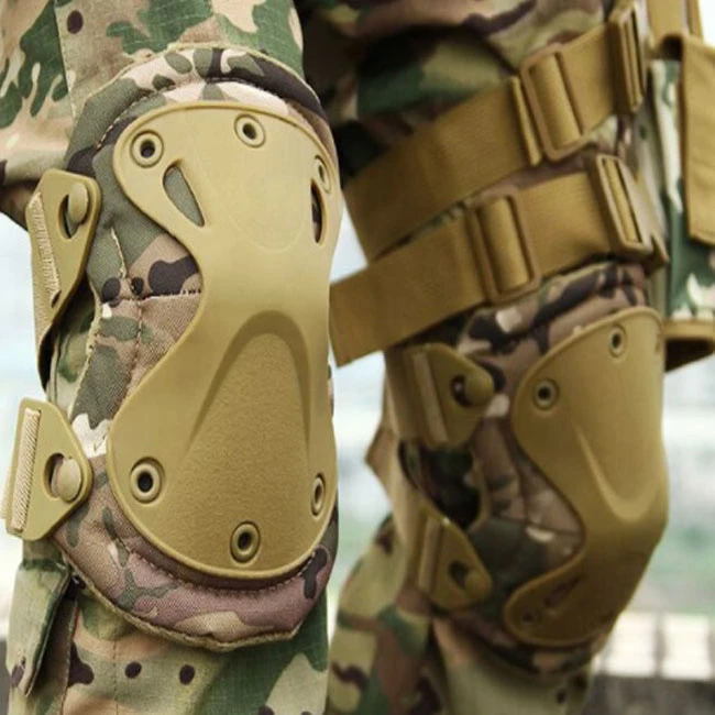 Military Outdoor Combat Camouflage Protective Tactical Knee Elbow Pads