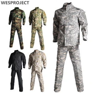 Military Uniform Camouflage Suit Uniforme Military Tactical Combat Jacket Cargo Pants Suit CS Fardas Militar Army Clothing Men