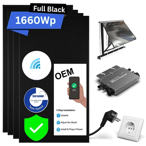 Buy Mini Micro Inverter Ac Modules Wall Mount Bracket Flexible Solar ...