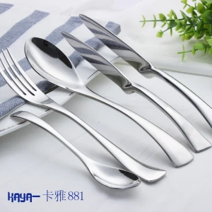 Mirror Polished Cutlery Set, Stainless Steel Cutlery Set, Family Restaurant Party Tableware.