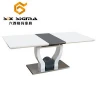 modern high glossy mdf china expandable table furniture