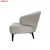 Import Modern Italy Designer Aston Armchair Lounge Chair Living Room furniture metal legs Fabric Leisure Chair from China