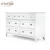 Import Modern light simple white bedroom furniture set for star hotel from China
