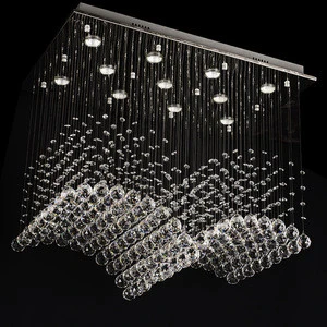 Modern Luxury Crystal hanging Chandelier lighting Modern indoor pendant light
