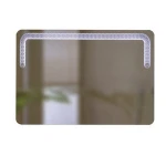 Modern makeup wall mounted decorative LED bath mirror