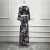 Import Modern Middle East Arabia Dubai Islamic Clothing Modest Women Floral Open Abaya from China
