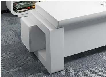 Modern  office desk with white executive office table/office furniture
