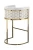 Import Modern shining brass upholstered bar stool chair from China