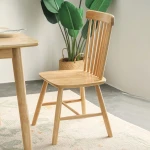 Modern Solid Wooden Dining Chair Simple Design  Windsor Chair