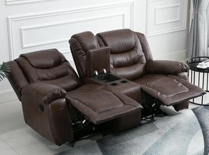 Modern style leisure function motion sofa Air Leather recliner series for living room home 3+2+1