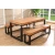 Import Modern wooden dining table restaurant table from China