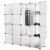 Import Modular Wardrobe Plastic Portable Closet Organization  Cube Storage Organizer Bedroom 25 Cubes from China