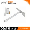 multifunction aluminum handle folding camping survival pickaxe and hoe with fire starter