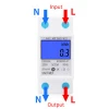 Multifunctional Two Wire LCD Digital Display Wattmeter Power Consumption Energy kWh Electricity Meter AC 230V 50Hz