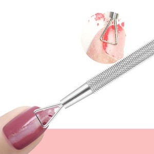 Nail Art Gel Remove Tool Stainless Steel Pusher Pedicure Manicure Cleaner Sassy