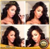 Natural Color For Black Woman Glueless Virgin brazilian Human Hair Full Lace Wigs