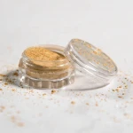 Natural Edible Food Grade Gold Mica Color Pearl Pigment Powder for Sugar Coating Baked Goods Alcoholic Beverages