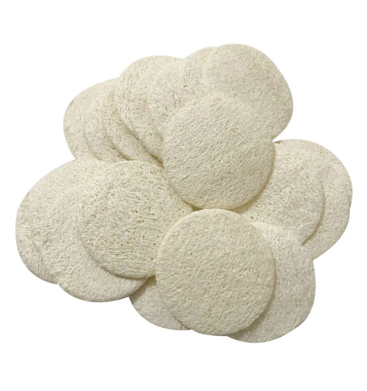 Natural Loofah Facial Pad Bath Loofah Sponge Pad Cleaning Brush Loofah Scrub Sponge