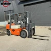 Nearsun brand compact gas gasoline forklift truck 3000kg mini LPG forklift price for sale