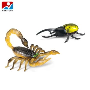 New animal paradise infrared rc beetle and scorpion set rc insect toys rc animal HC403877